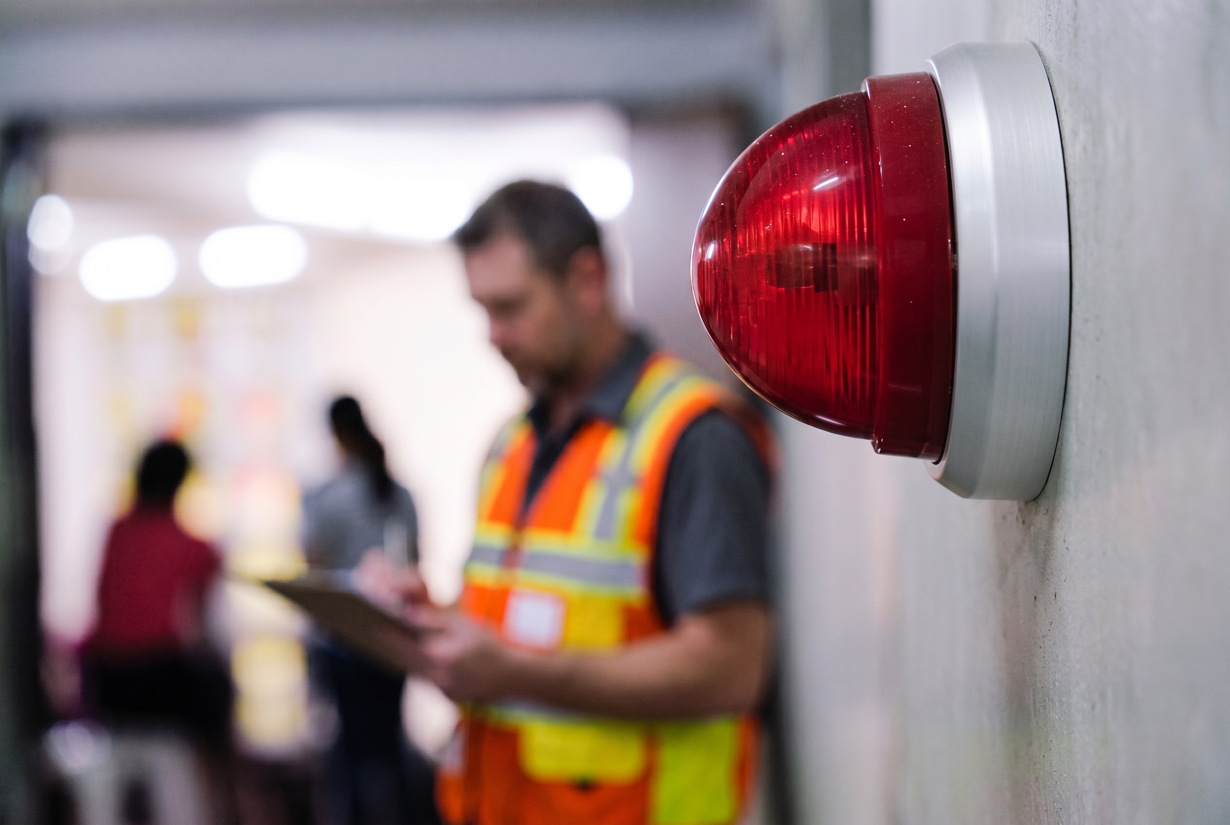 Facility team preparing for an emergency response situation